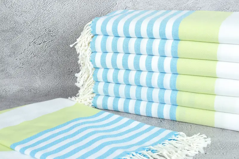 Monogram Turkish Towel, Bachelorette Favor, Beach Towel Monogram, Beach towel, 70x40 Cotton Striped Towel, Custom Beach Towels, Custom Towel - 2