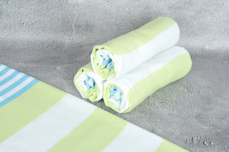 Monogram Turkish Towel, Bachelorette Favor, Beach Towel Monogram, Beach towel, 70x40 Cotton Striped Towel, Custom Beach Towels, Custom Towel - 8