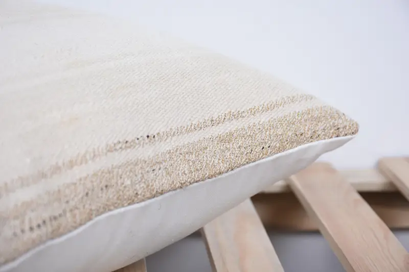 Antique Pillows, Living Room Throw Pillow Sham, Pillow Sham, Throw Kilim Pillow, 16x16 Beige Cushion Cover, Kilim Cushion Sham - 7