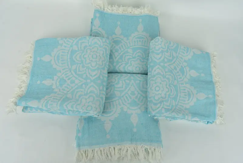 Customtuch, Angestellte Geschenke, übergroßes Strandtuch, Hauswarminggeschenk, bestes Strandtuch, Strandhandtuchgeschenk, 74x36 Baumwollblumenblumenhandtuch - 7