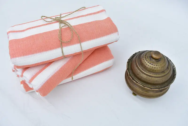 70x40 Cotton Striped Towel, Gift For Coworker, Beach Theme Wedding Gift, Turkish towel, Personalized Turkish Towel, Beach towel, Peshtemal Towel - 5