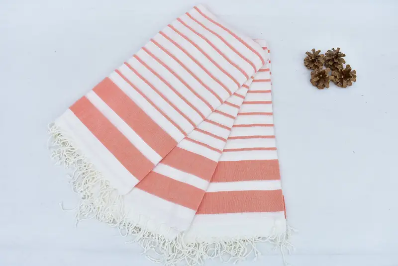 70x40 Cotton Striped Towel, Gift For Coworker, Beach Theme Wedding Gift, Turkish towel, Personalized Turkish Towel, Beach towel, Peshtemal Towel - 7