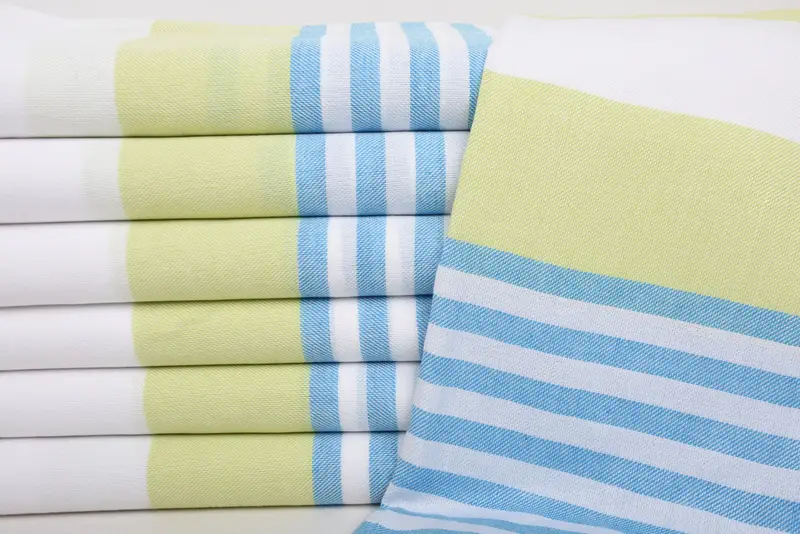 70x40 Cotton Striped Towel, Girls Weekend Favors, Bridal Party Gifts, Home Decor Gifts, Lightweight towel, Peshtemal Towel, Monogrammed Beach Towel - 2