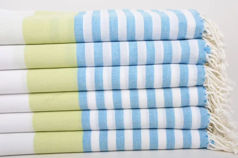 70x40 Cotton Striped Towel, Girls Weekend Favors, Bridal Party Gifts, Home Decor Gifts, Lightweight towel, Peshtemal Towel, Monogrammed Beach Towel - 3