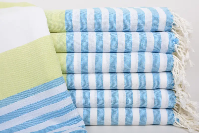 70x40 Cotton Striped Towel, Girls Weekend Favors, Bridal Party Gifts, Home Decor Gifts, Lightweight towel, Peshtemal Towel, Monogrammed Beach Towel - 1