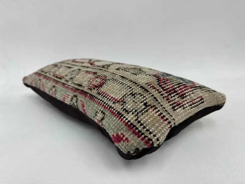 8x16 Beige Cushion Case, Pillow Sham, Kilim Pillow, Interior Designer Pillow, Knitted Pillow Cover, Throw Kilim Pillow, Luxury Cushion - 6