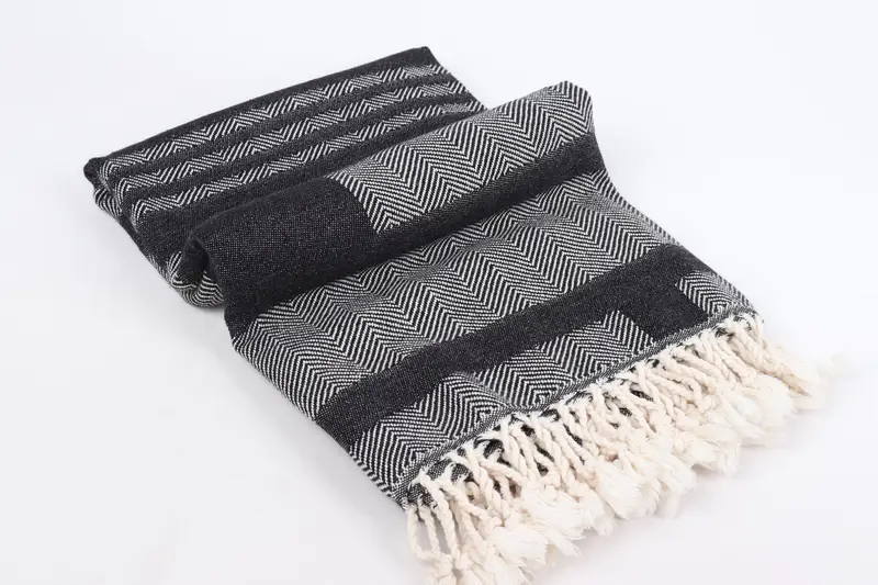 Handmade Turkish hammam towel, 68x38 Cotton Chevron Towel, Gift For Her, Gifts For Him, Christmas Gift, Oversized Beach Towel, Turkish Towel USA - 6
