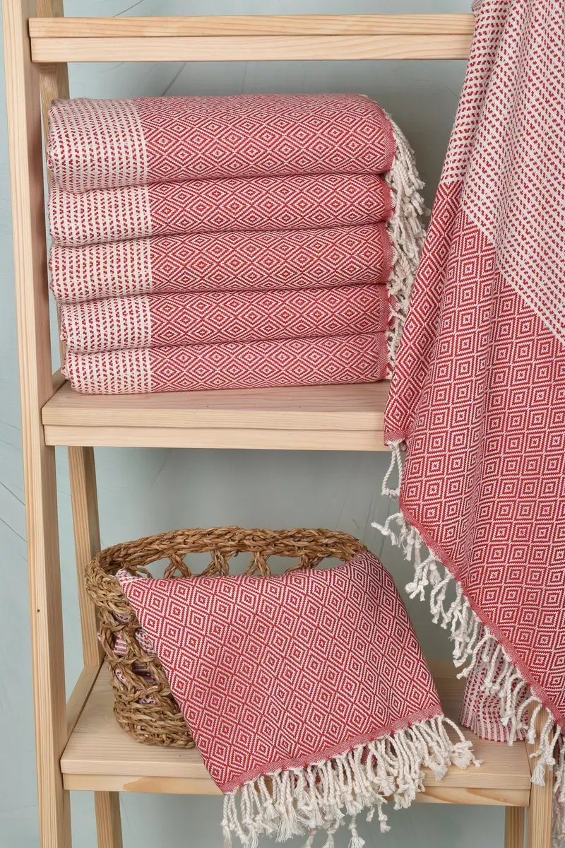 Eco-friendly Turkish towel for home and travel, Wedding Gifts Towel, Sand-free towel, Gift Boxes Towel, 70x40 Cotton Chevron Towel, Wedding Gift - 3