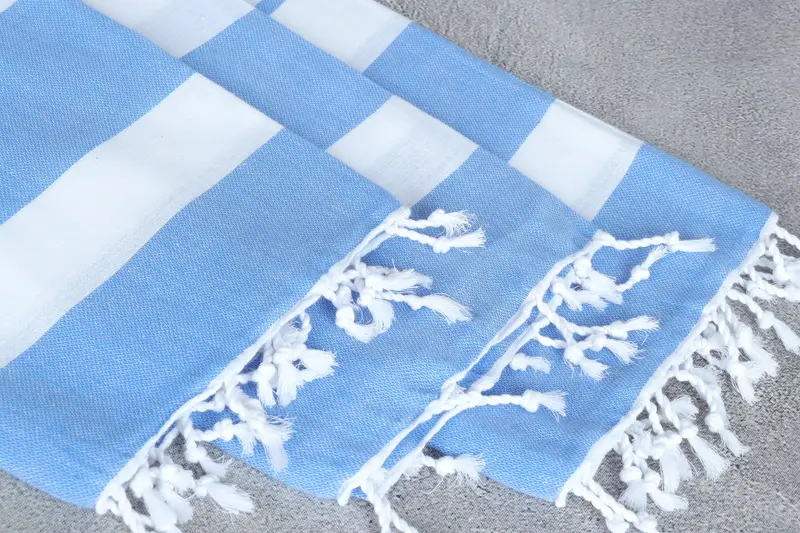 Monogrammed Beach Towel, Personalized Beach Towel, 70x40 Cotton Striped Towel, Personalized Towel Gift, Turkish hand towel, House Warming Gift - 5