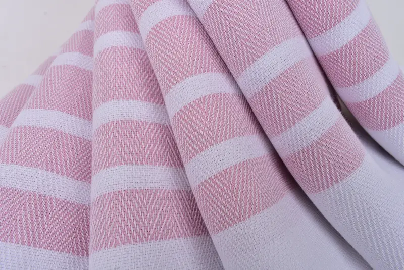 Embroidery Towel, 70x40 Cotton Herringbone Towel, Turkish Towel Beach, Peshtemal Towel USA, Gift Boxes Towel, Handmade Gift, Monogram Turkish Towel - 5