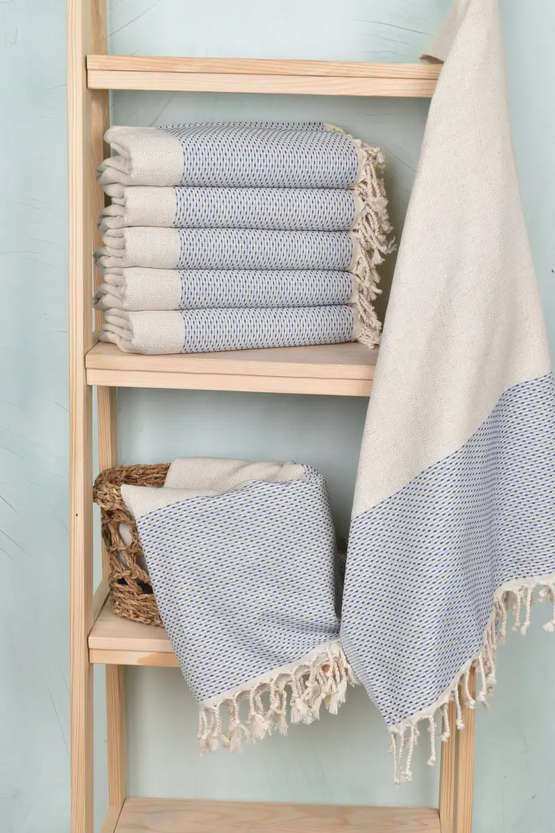Organic Turkish towel, Quick-dry towel, Wedding Favors, 70x40 Cotton Polka Dot Towel, Gym Towel, Girls Weekend Getaways Gifts, Bridal Shower Favor - 2