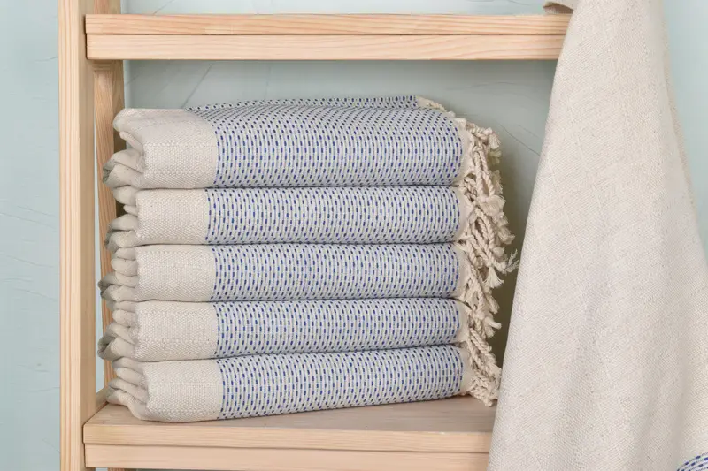 Organic Turkish towel, Quick-dry towel, Wedding Favors, 70x40 Cotton Polka Dot Towel, Gym Towel, Girls Weekend Getaways Gifts, Bridal Shower Favor - 1