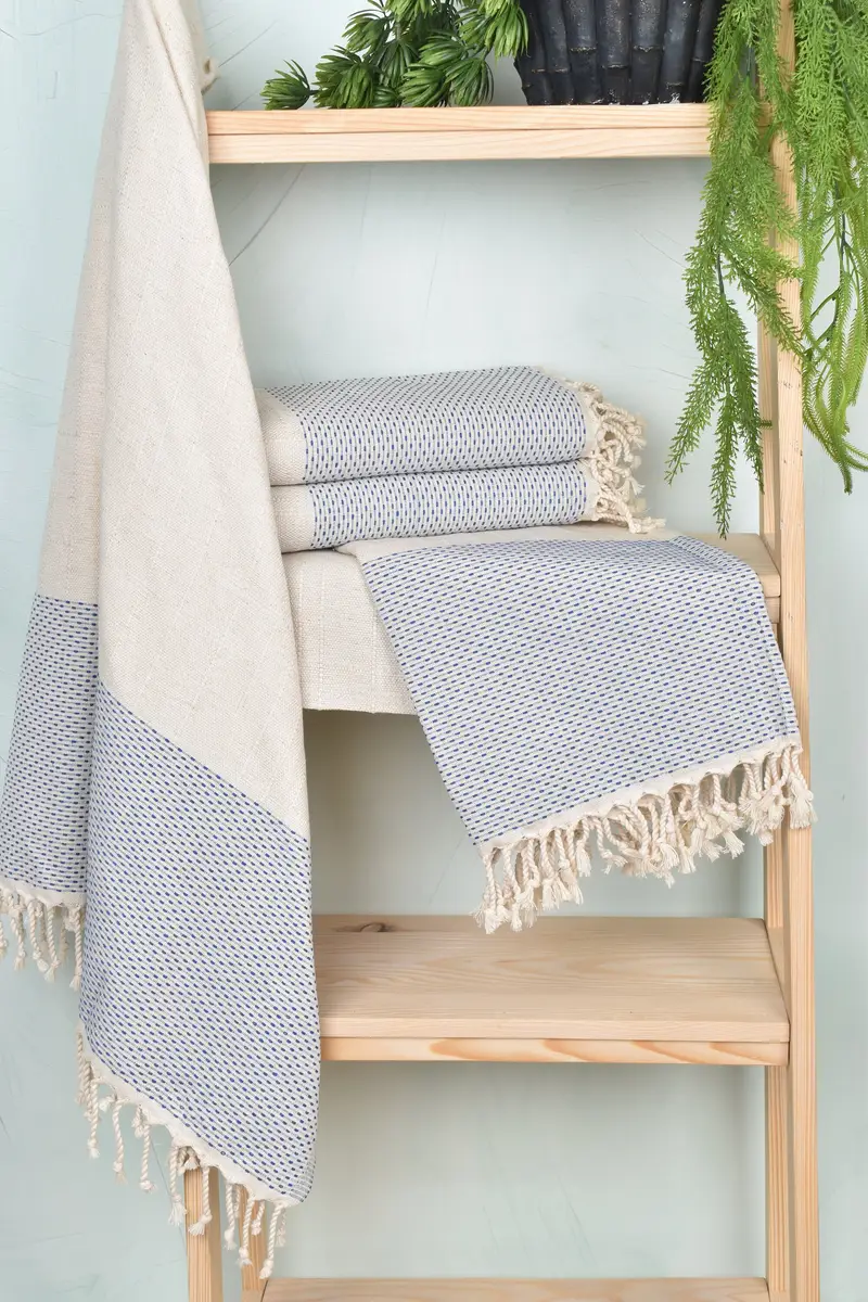 Organic Turkish towel, Quick-dry towel, Wedding Favors, 70x40 Cotton Polka Dot Towel, Gym Towel, Girls Weekend Getaways Gifts, Bridal Shower Favor - 5