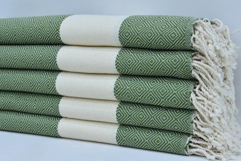Turkish Towel Hand Towel, Turkish Hand Towel, Summer Gift, 36x20 Cotton Diamond Towel, Memorial Gift, Bachelor Towel, Personalized Kitchen Towel - 3