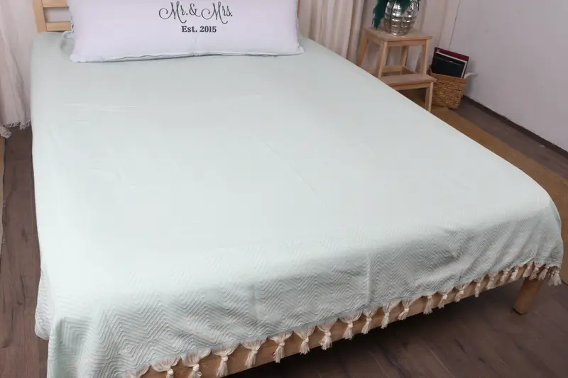 96x70 Cotton Diamond Towel, Housewarming Gift, Beach Wedding Favor, King Size Bedspread, Wedding Favors, Custom Wedding Gifts, Turkish Blanket Throw - 8