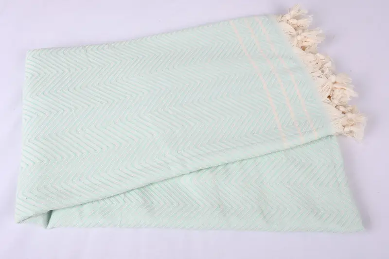 96x70 Cotton Diamond Towel, Housewarming Gift, Beach Wedding Favor, King Size Bedspread, Wedding Favors, Custom Wedding Gifts, Turkish Blanket Throw - 5