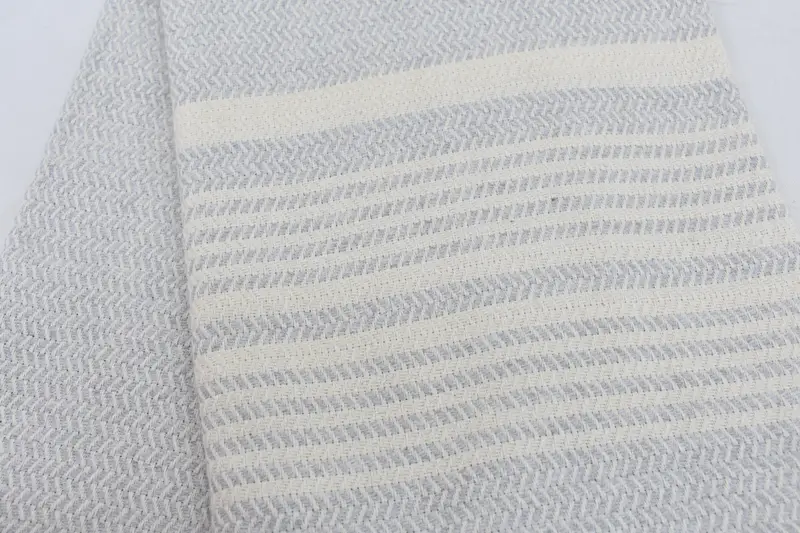 Turkish Towel USA, Memorial Gift, Quick-Dry Beach Towel, Housewarming Gift, Soft and absorbent Turkish towel, Soft towel, 70x40 Cotton Striped Towel - 7