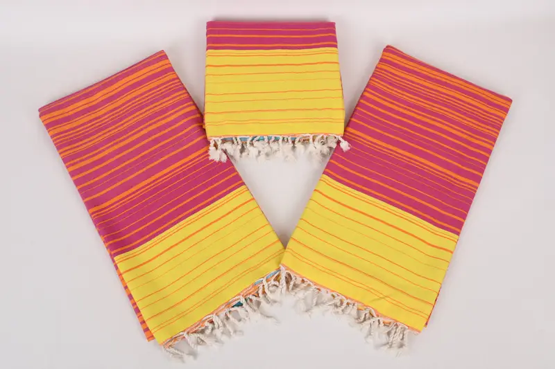 Customized Towels, Custom Towel, Custom Name Towel, Monogram Turkish Bath Towel, Sand-resistant towel, 70x40 Cotton Striped Towel, Fouta towel - 6
