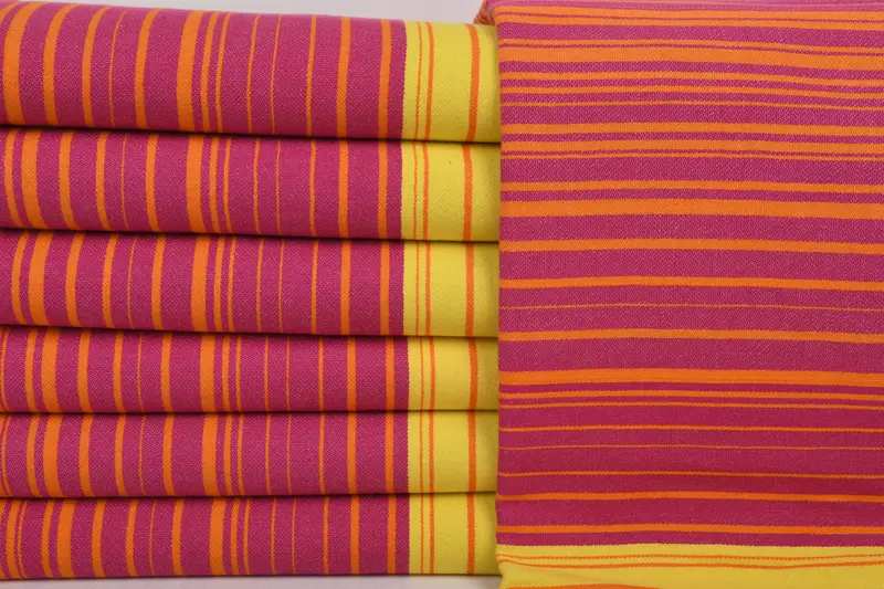 Customized Towels, Custom Towel, Custom Name Towel, Monogram Turkish Bath Towel, Sand-resistant towel, 70x40 Cotton Striped Towel, Fouta towel - 1
