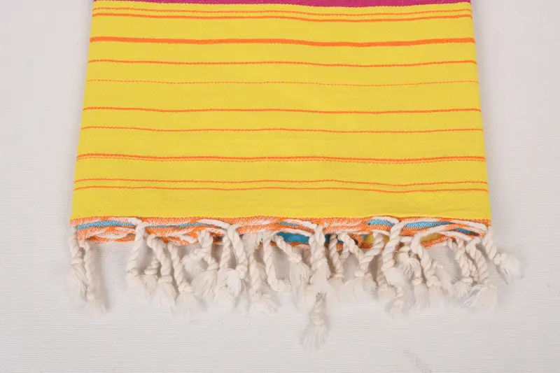 Customized Towels, Custom Towel, Custom Name Towel, Monogram Turkish Bath Towel, Sand-resistant towel, 70x40 Cotton Striped Towel, Fouta towel - 3
