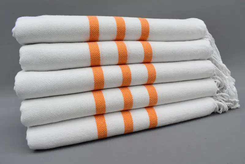 Kişiselleştirilmiş el havlu, 40x24 pamuklu çizgili havlu, onun için hediyeler, küçük banyo havlu, organik havlu, gelin duş hediyeleri, kişiselleştirilmiş bulaşık havlu - 3