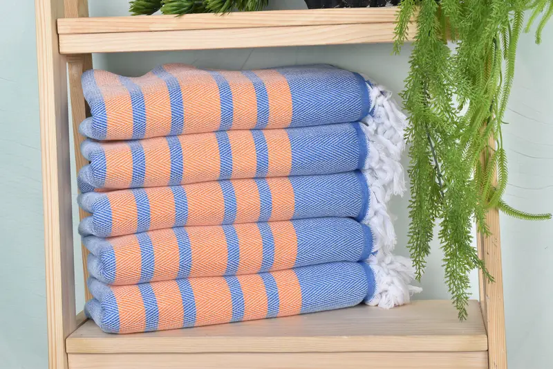 Turkish hand towel, Luxury towel, Girl Trip Party Favor, Unique Wedding Gift, Xmas Gifts, Beach Towel Bulk, 68x36 Cotton Chevron Towel, Hammam towel - 1