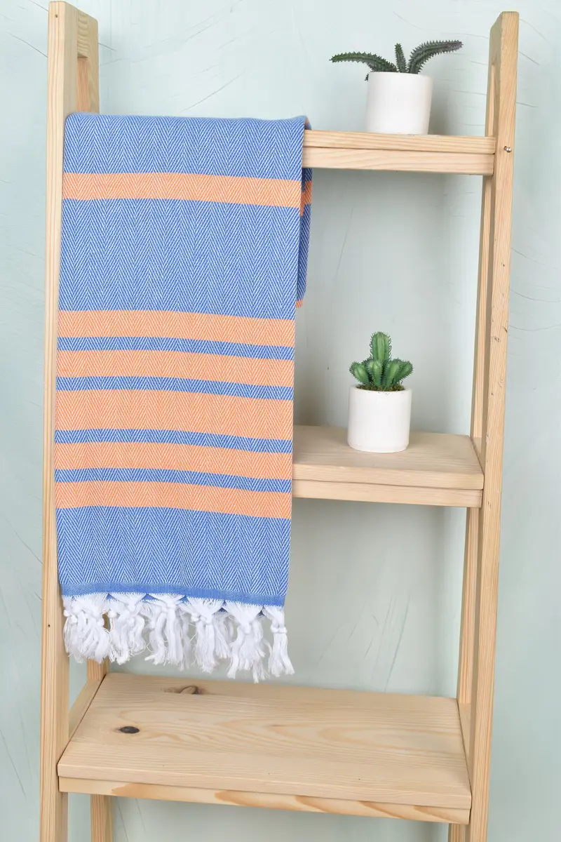 Turkish hand towel, Luxury towel, Girl Trip Party Favor, Unique Wedding Gift, Xmas Gifts, Beach Towel Bulk, 68x36 Cotton Chevron Towel, Hammam towel - 8