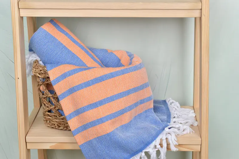 Turkish hand towel, Luxury towel, Girl Trip Party Favor, Unique Wedding Gift, Xmas Gifts, Beach Towel Bulk, 68x36 Cotton Chevron Towel, Hammam towel - 4
