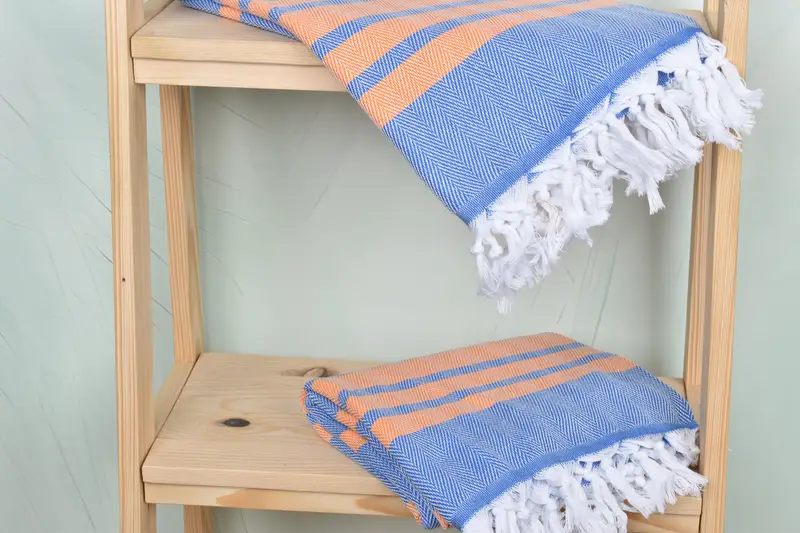 Turkish hand towel, Luxury towel, Girl Trip Party Favor, Unique Wedding Gift, Xmas Gifts, Beach Towel Bulk, 68x36 Cotton Chevron Towel, Hammam towel - 5