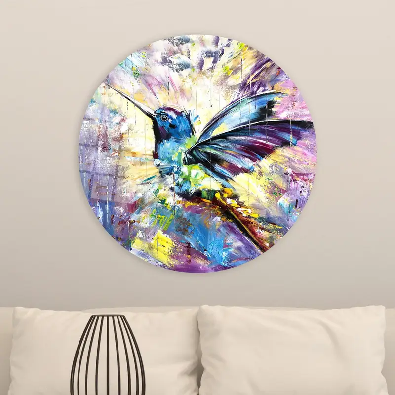 Modern Abstract Bird Canvas Print - Vibrant, Contemporary Art