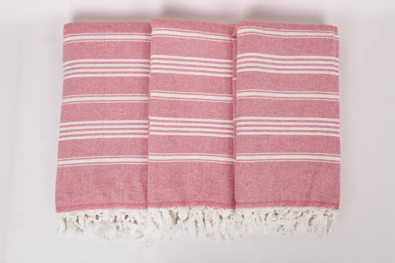 Yoga Towel, Wedding Gifts Towel, Xmas Gifts, Luxury Turkish beach towel with fringe, 70x40 Cotton Striped Towel, Bridal Shower Gift, Absorbent towel - 7