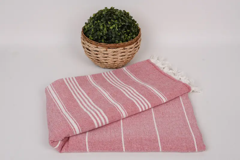 Yoga Towel, Wedding Gifts Towel, Xmas Gifts, Luxury Turkish beach towel with fringe, 70x40 Cotton Striped Towel, Bridal Shower Gift, Absorbent towel - 4