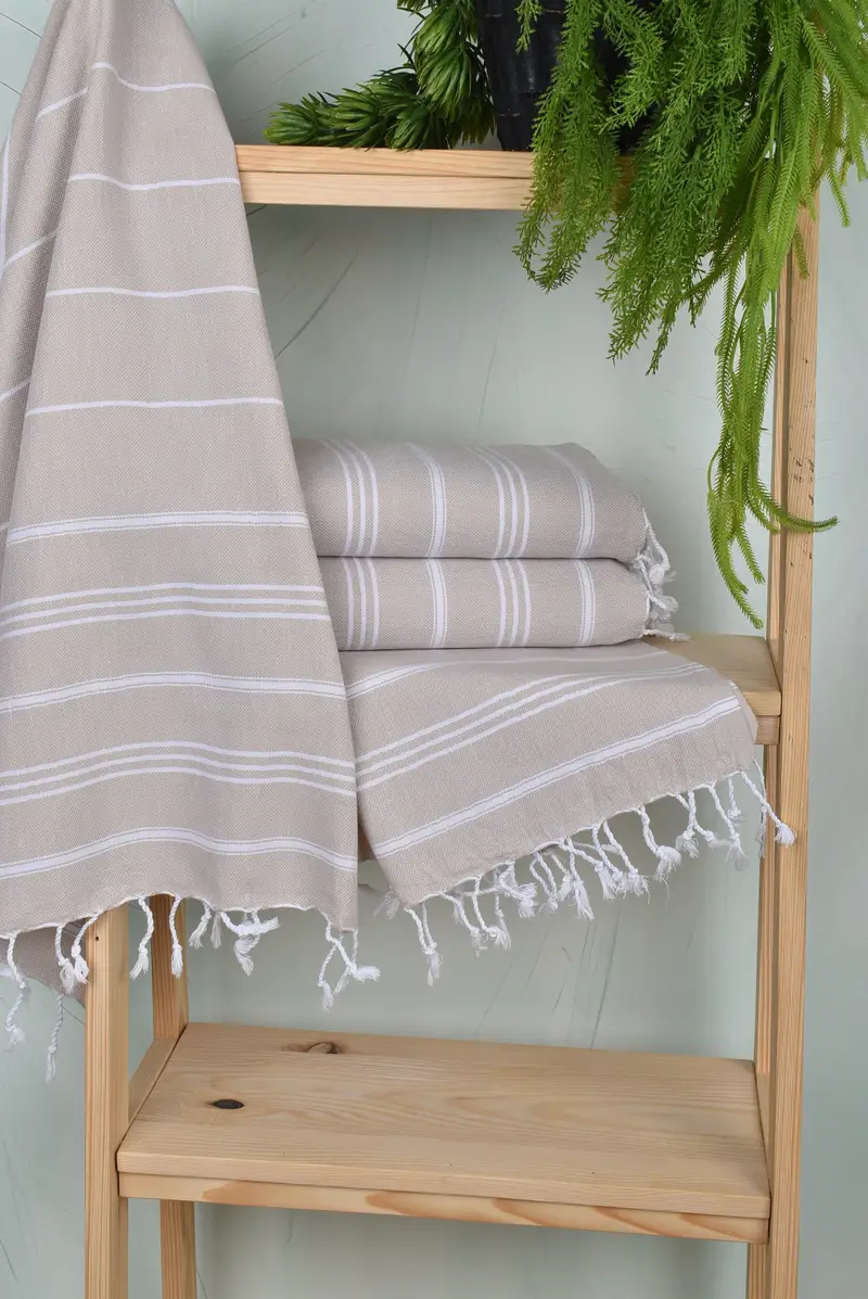 Personalized Gifts, 40x24 Cotton Striped Towel, Turkish Hand Towel, Girl Trip Party Favor, Turkish Towel Hand Towel, Personalized Wedding Gift - 6