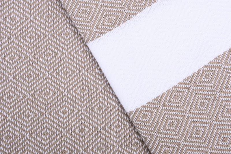 Lightweight towel, Hammam towel, Quick-dry travel peshtemal towel, Gift For Best Friend, 70x40 Cotton Diamond Towel, Monogram Beach Towel - 5