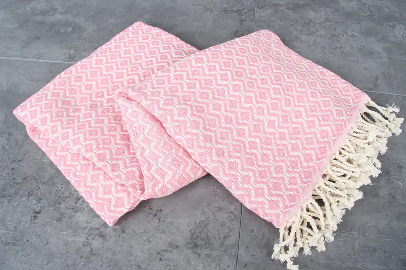 Personalized Beach Towel, 70x40 Cotton Diamond Towel, Peshtemal, Girls Weekend Favors, Organic Turkish towel, Turkish towel, Organic Cotton Towel - 5