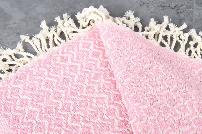 Personalized Beach Towel, 70x40 Cotton Diamond Towel, Peshtemal, Girls Weekend Favors, Organic Turkish towel, Turkish towel, Organic Cotton Towel - 4