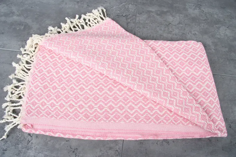 Personalized Beach Towel, 70x40 Cotton Diamond Towel, Peshtemal, Girls Weekend Favors, Organic Turkish towel, Turkish towel, Organic Cotton Towel - 3
