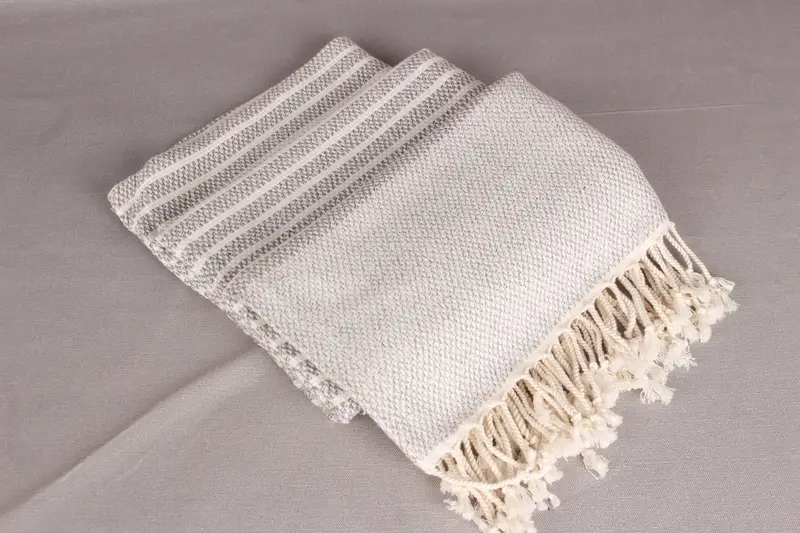 Gift For The Home Decor, Bachelorette Party Decorations, Wedding Shower Gift, Custom Towel, 76x40 Cotton Striped Towel, Handmade Gift - 7