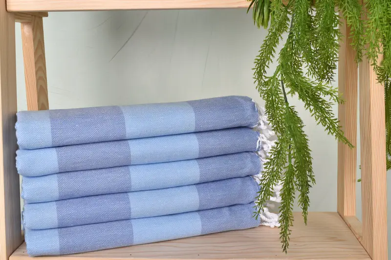70x40 Cotton Striped Towel, Embroidered Beach Towel, Pool Towels, Monogram Towels, Travel towel, Thin towel, Merry Christmas Gifts, Best Friend Gift - 2