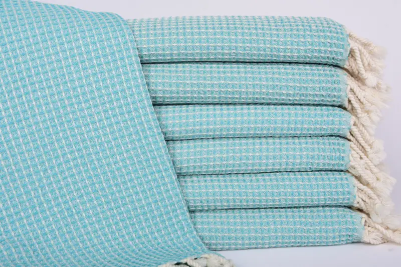 Towel With Name, 68x36 Cotton Waffle Towel, Gift For Her, Bachelorette Party Decorations, Beach Towel Monogram, Soft towel, Wedding Gift For Bride - 1