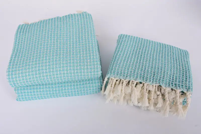 Towel With Name, 68x36 Cotton Waffle Towel, Gift For Her, Bachelorette Party Decorations, Beach Towel Monogram, Soft towel, Wedding Gift For Bride - 7