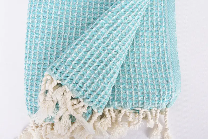 Towel With Name, 68x36 Cotton Waffle Towel, Gift For Her, Bachelorette Party Decorations, Beach Towel Monogram, Soft towel, Wedding Gift For Bride - 8