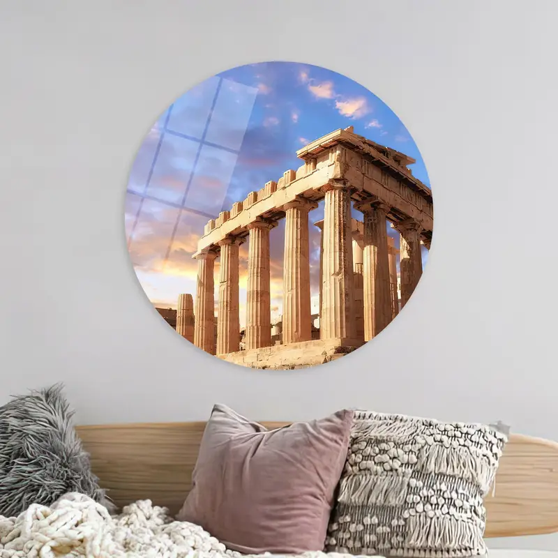 Elegant Parthenon Canvas: Greek Heritage Art Print