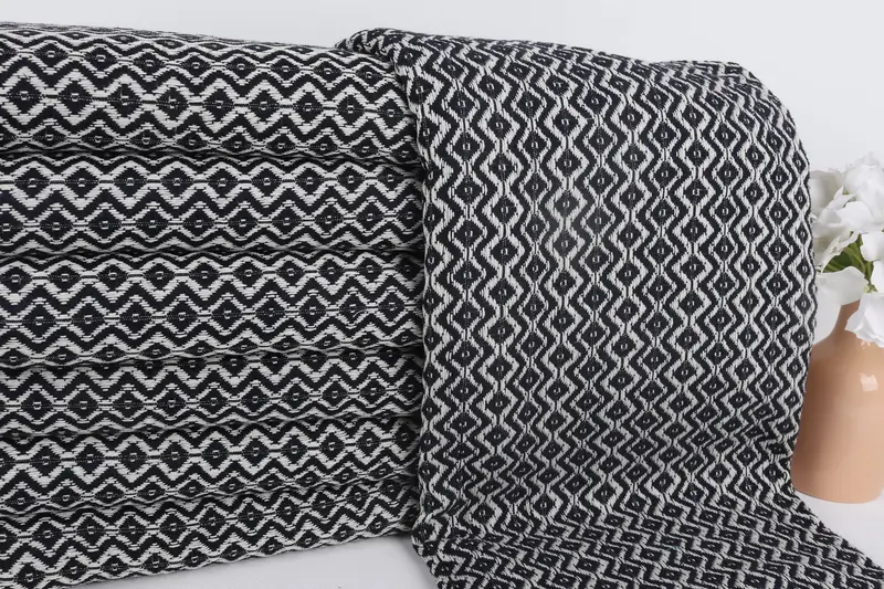 70x40 Cotton Diamond Towel, Anniversary Gift For Her, Handwoven organic Turkish towel for spa, Luxury towel, Cotton towel, Best Friend Gift - 2