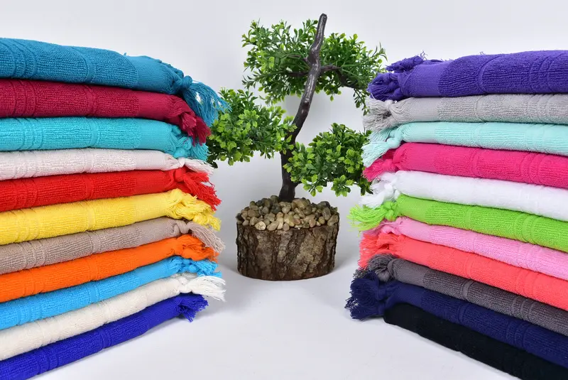 40x18 Cotton Striped Terry Towel, Bridesmaid Gift, Birthday Gift, Kitchen Towel, Bridal Shower Gift, Monogrammed Hand Towel, Personalized Dish Towel - 3