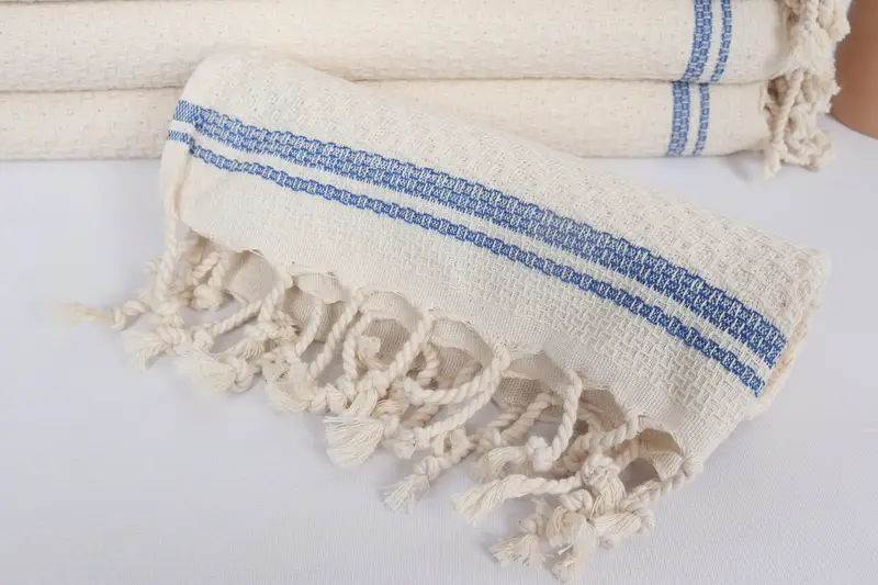 Gym Towel, Monogrammed Hand Towel, Wedding Gift, Towel With Name, 38x18 Cotton Striped Towel, Hand Size Towels, Small Bath Towels, Organic Tea Towel - 4