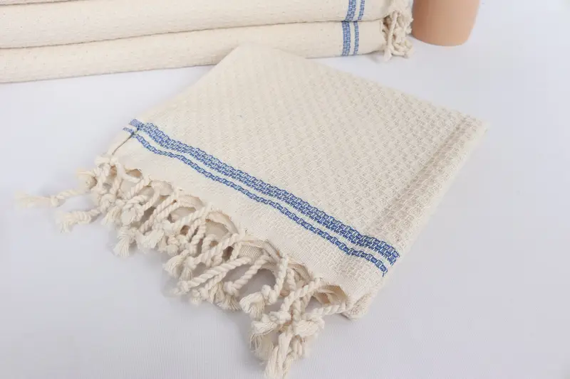 Gym Towel, Monogrammed Hand Towel, Wedding Gift, Towel With Name, 38x18 Cotton Striped Towel, Hand Size Towels, Small Bath Towels, Organic Tea Towel - 5
