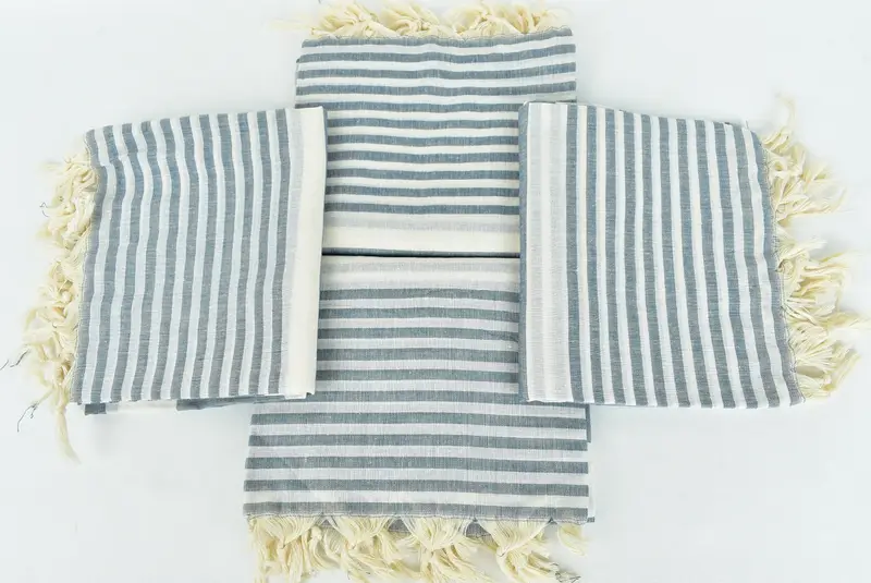 70x40 Cotton Striped Towel, Decorative Towel, Gift For Him, Gift For Her, Monogram Beach Towel, Turkish Towel Beach Towel, Home Decor Towel - 6