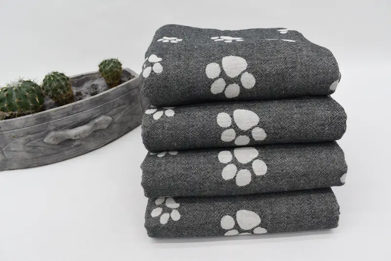 Turkish Towel USA, Spa Towel, Turkish Towel Beach, Beach Towel Gift, 70x36 Cotton Paw Design Towel, Arizona Bachelorette Party Favors, Baby Boy Gift - 7