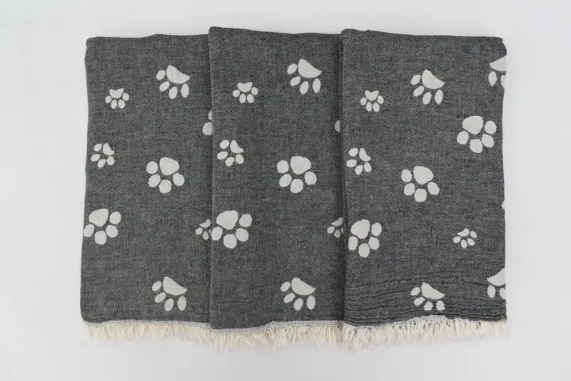 Turkish Towel USA, Spa Towel, Turkish Towel Beach, Beach Towel Gift, 70x36 Cotton Paw Design Towel, Arizona Bachelorette Party Favors, Baby Boy Gift - 6